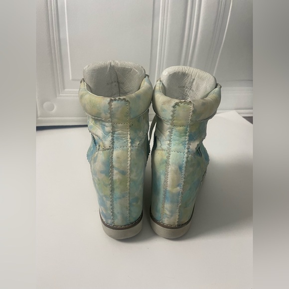 Jeffrey Campbell Tie Dye Sneaker Wedges - Size 9 - Picture 6 of 7